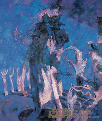 丁一林 寻觅–梦系列之二 140×120cm